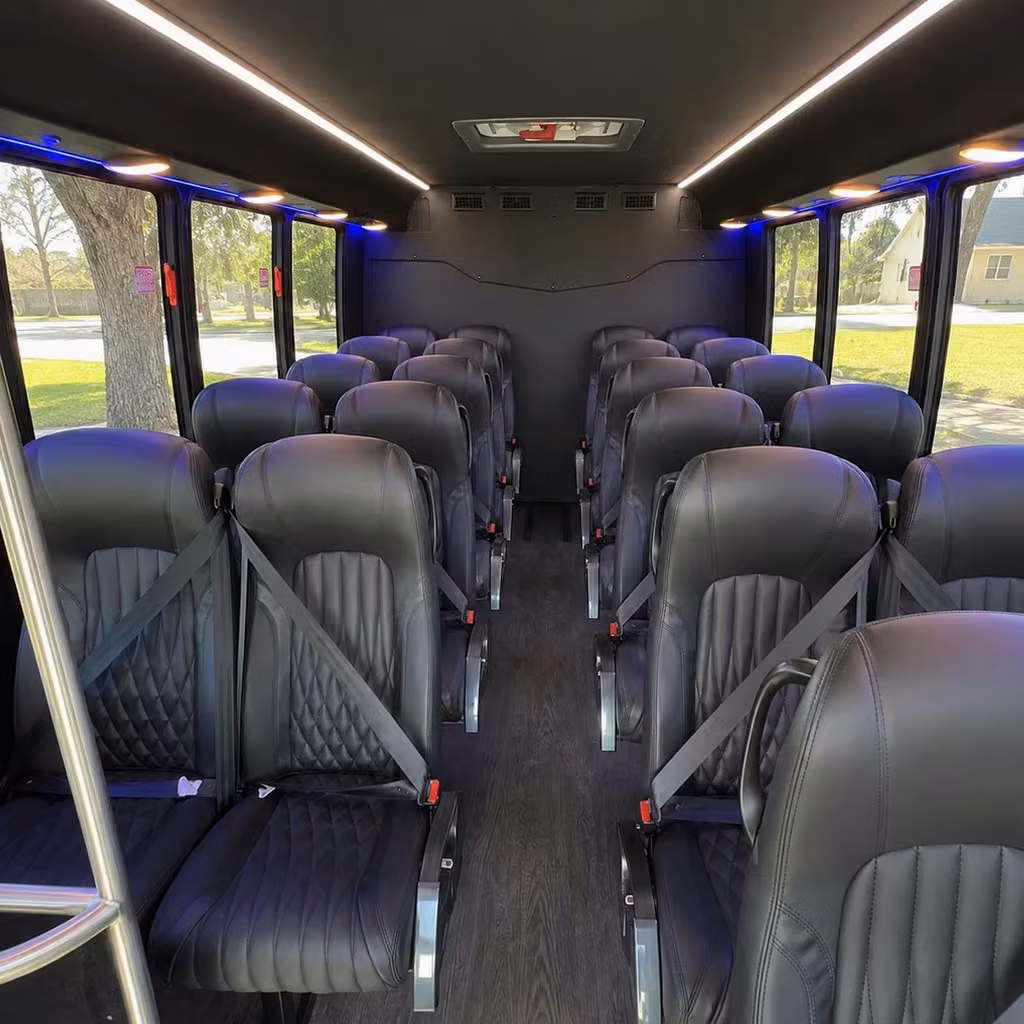25 passenger minibus inside