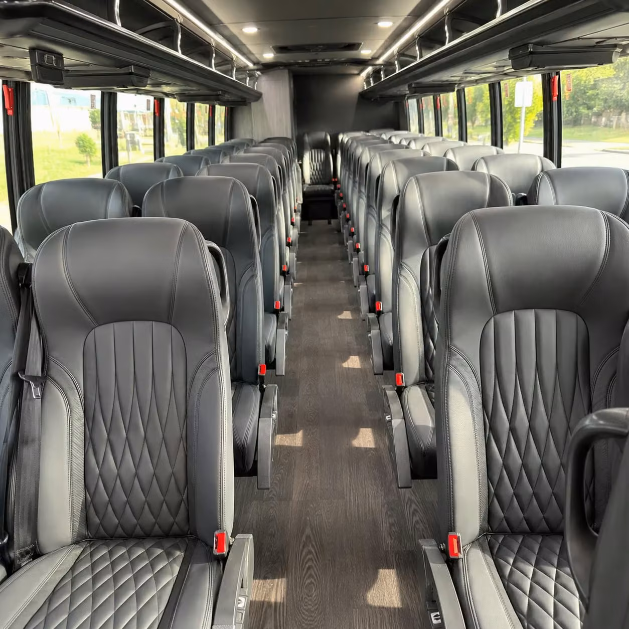 30 passenger minibus inside